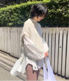 スナイデルシャツセットオーバーニットベストのサムネイル