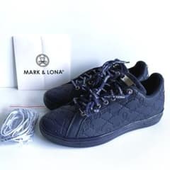 MARK & LONA ローカットスニーカー スパイクレス ネイビー26.0cm