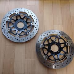 cb400sf nc39 純正フロントブレーキディスクローター 2枚セット CB400SF NC39 NC42 ブレーキディスクローター 2枚セット 純正 - メルカリ