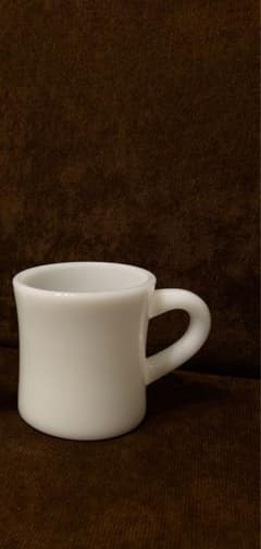 KOYOレトロガラス　コーヒーカップ　ミルク　一個のサムネイル