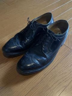 FLORSHEIM IMPERIAL ウィングチップ レザーシューズ ブラックのサムネイル