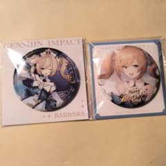 原神　バーバラ　缶バッジ 　命定之日シリーズ 　七聖召喚大会シリーズ