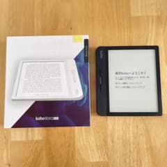 楽天kobo libra H2O ブラック　ブラックスリープカバー付のサムネイル