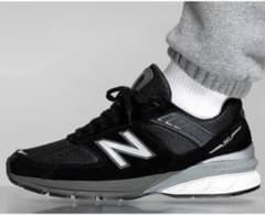 ニューバランス990v5 BK ブラック　黒のサムネイル