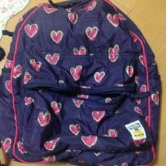 紫 ハート リュック ラフのサムネイル