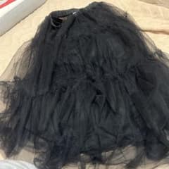 チュール ロングスカート ブラック CDG風