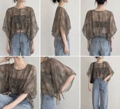 mystic シアートップス花柄のサムネイル