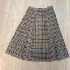 バーバリーチェックプリーツスカートのサムネイル