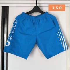 水陸両用　スイムパンツキッズ 男の子 水着 150cm ブルー　インナーパンツ付のサムネイル