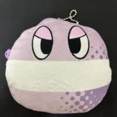 pop'n music ポップンミュージック ぬいぐるみパスケース 紫ポップ君