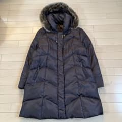 1.23 BALMAIN バルマン フォックスファー付きダウンコート ブラウンL 