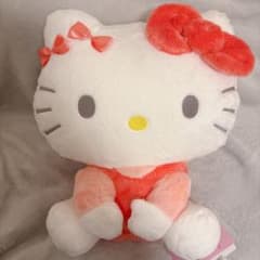 サンリオキャラクターズ リボンおすわりドール BIG タイプ1（ハローキティ）