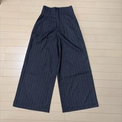 STYLEMIXER ストライプ柄 ハイウエスト ワイドパンツのサムネイル