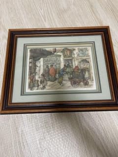 anton pieck 水彩画 市場の風景 anton pieck 水彩画 市場の風景 - メルカリ