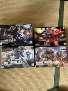 ガンプラ　hg ゼー•ズール　バイアラン　マラサイ　ザク•ハーフキャノンのサムネイル