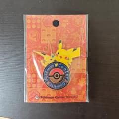 ポケモンセンタートウホクR ロゴピンズ ピカチュウ ビクティニ