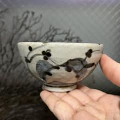 骨董　古伊万里　波佐見焼　染付　くらわんか　茶碗　１客　※金継ぎ直しあり 骨董 古伊万里 波佐見焼 染付 くらわんか 茶碗 1客 ※金継ぎ直しあり
