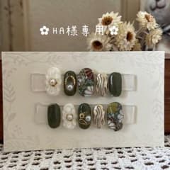 〜HA様専用〜 ‎✿  ‎振袖ネイル ‎✿  ‎ネイルチップのサムネイル