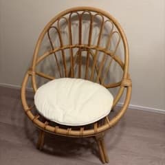 【さばちゃん】unico ウニコ　CAGE(カージュ) ラタン チェア さばちゃん様専用】unico ウニコ CAGE(カージュ) ラタン