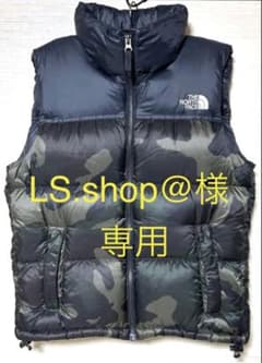 ダウンベスト ヌプシ ノースフェイス 迷彩/カモフラ 23FW-I（ザ・ノース TNFカモ VEST NUPTSE NOVELTY FACE NORTH THE ND91409 トップス