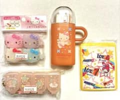 【当時物】平成レトロ サンリオ　キティキキララ小物ケース 歯ブラシセット　カードのサムネイル