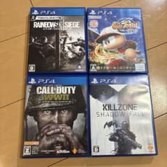 PS4ゲームソフト4点セット(バラ売り不可)のサムネイル