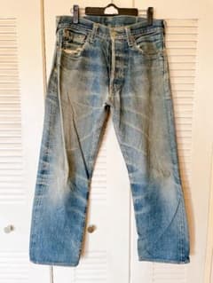ヴィンデージ　エヴィス No.1 デニム　ヒゲ ハチノス　EVISU ヴィンデージ エヴィス No.1 デニム ヒゲ ハチノス EVISU - メルカリ