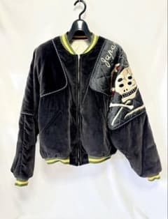 Kapital キャピタル シャムボマー ジャケット レインスカル 別珍 黒 