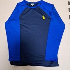 POLO ラッシュガード 青/ネイビーのサムネイル