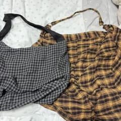 チェック　バッグ　セットのサムネイル