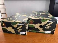 A BATHING APE 迷彩柄 ショップ袋・靴箱セット - メルカリ