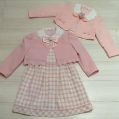 さらにお値下げ☆ジャケット2枚付き！入学式卒園式フォーマルスーツのサムネイル