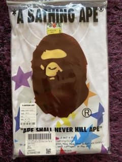 APE マルチカラー　ホワイトTシャツのサムネイル