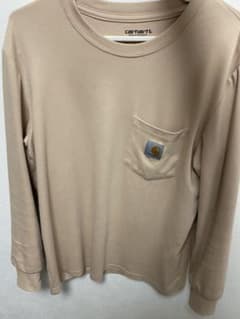 カーハート　carhartt　ベージュ　肌色　S　ロンＴ　長袖のサムネイル