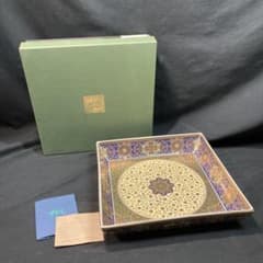 未使用】庫山窯 金襴更紗角盛鉢 前畑陶器 - メルカリ