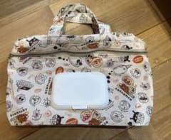 【特注】アンパンマン 総柄 オムツポーチ 赤ちゃん用品 持ち運びポーチ 可愛いのサムネイル