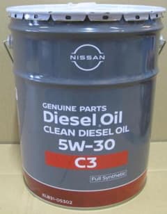 日産 クリーンディーゼル オイル 5W-30 20L KLB31−05302