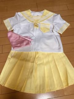 セーラー服　パステルイエロー　コスプレのサムネイル
