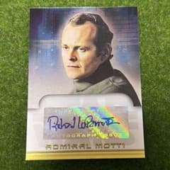 Star Wars 直筆サインカード ADMIRAL MOTTIのサムネイル