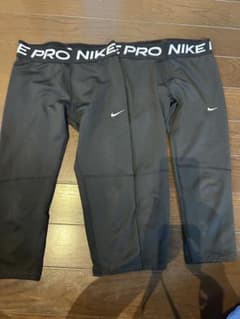 Nike Pro ブラックタイツ150センチ　2枚セットのサムネイル