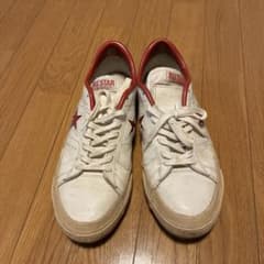 Converse ワンスターレザー　スニーカー ホワイト レッドのサムネイル