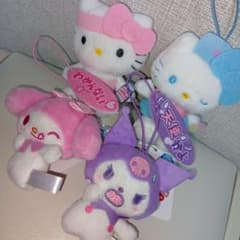 サンリオ　マスコット　4 個セット　マイメロ　クロミ　ハローキティ