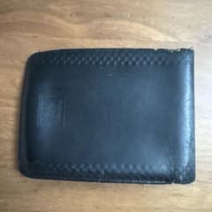 Burberrys 二つ折り財布 ブラック レザーのサムネイル