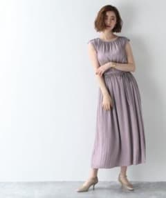 アパートバイ OC＊プリーツフレンチスリーブワンピースのサムネイル