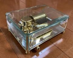 Sankyo オルゴール J.Sバッハ／主よ、人の望みの喜びよ ガラスケース