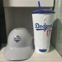 大谷翔平 ドジャース ユニフォーム型 タンブラー ストロー付&ナチョス