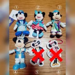 東京ディズニーリゾート ぬいぐるみバッジ各種 ミッキー ミニーのサムネイル