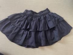 SOMETHING ネイビーフリルスカート 130cmのサムネイル