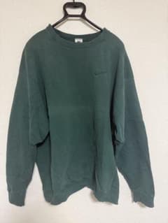 “nike” sweat made in USA ナイキスウェット　深緑のサムネイル