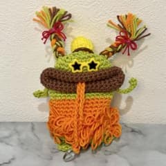 パクパクモンスター　リトルモンスター　キーケース　ハンドメイドのサムネイル